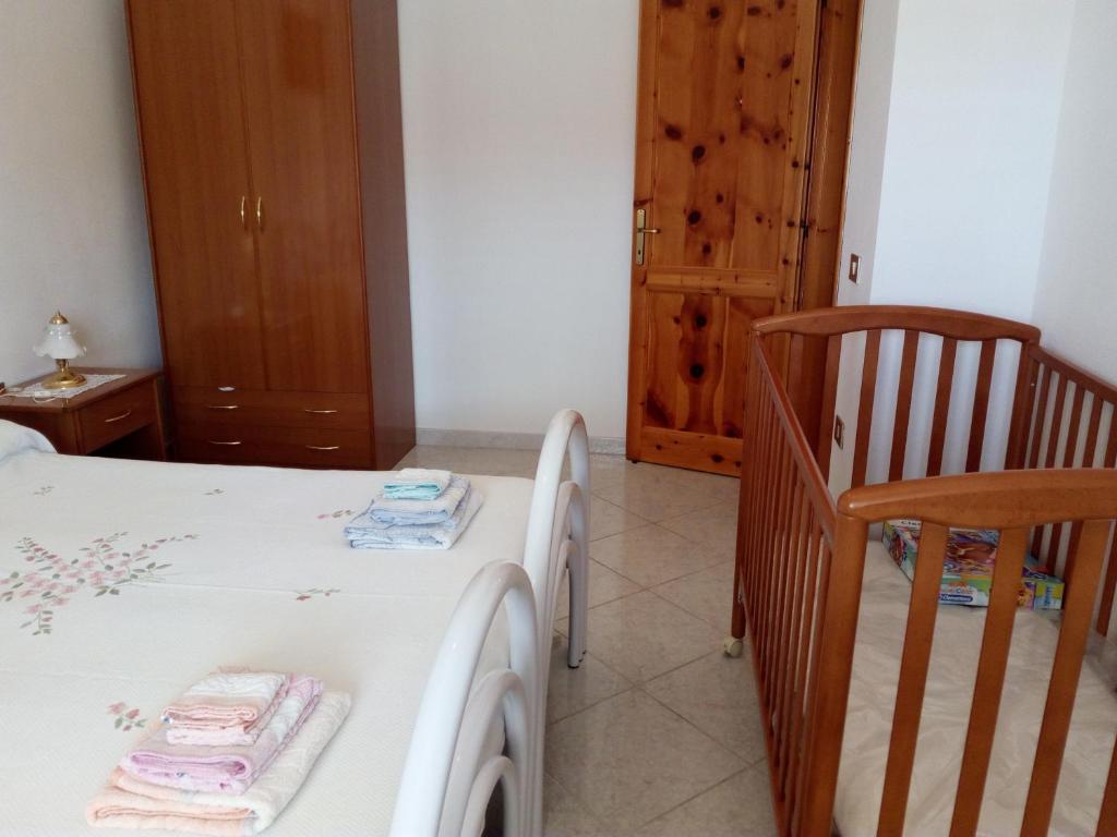 Postel nebo postele na pokoji v ubytování Santu Luisu