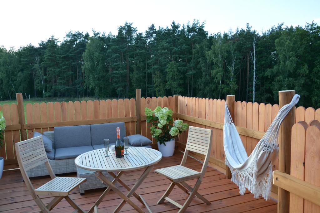 Balkón alebo terasa v ubytovaní Ranczo w Dolinie