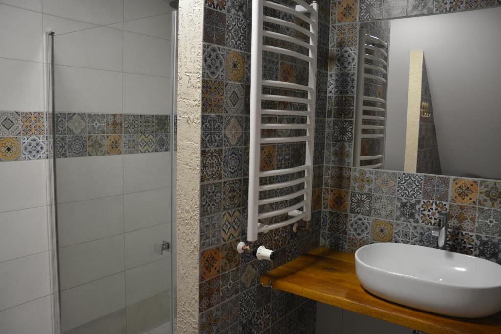 Kúpeľňa v ubytovaní Ranczo w Dolinie