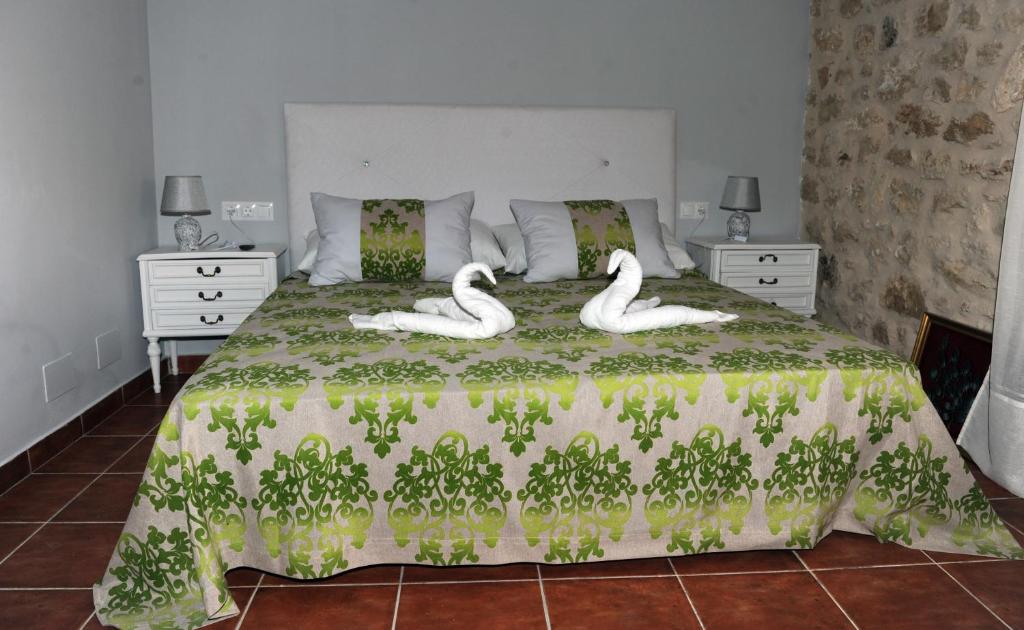 Postel nebo postele na pokoji v ubytování Hotel Rural El Labrador