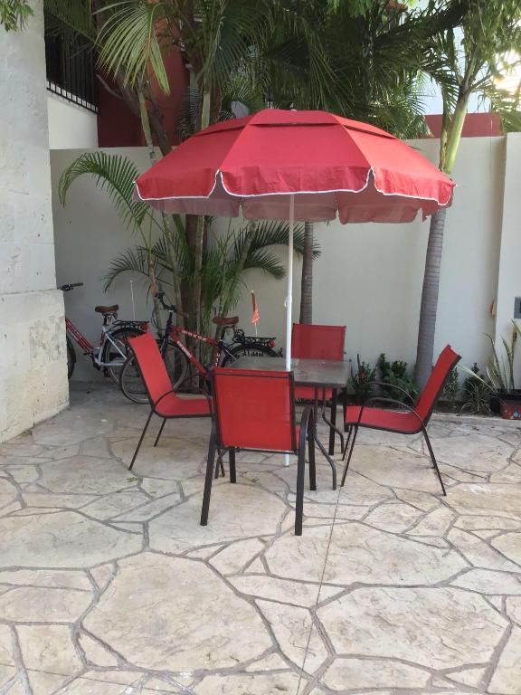 Patio nebo venkovní prostory v ubytování Bed and Breakfast Pecarí
