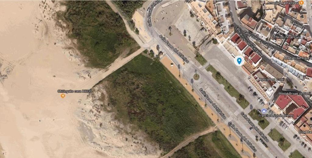 Pohľad z vtáčej perspektívy na ubytovanie Frente al mar 1ª línea de playa