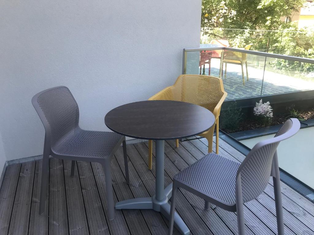 Ein Sitzbereich in der Unterkunft Premium Green Apartments Vienna