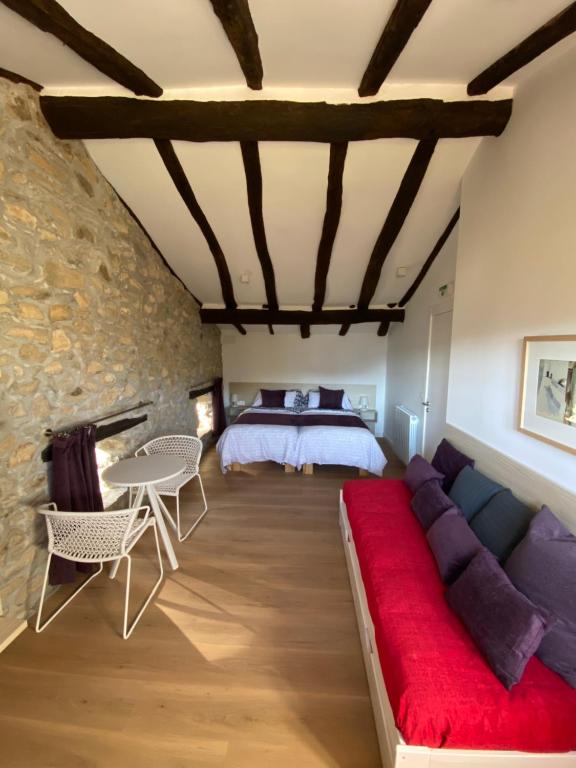 Postel nebo postele na pokoji v ubytování Casa Rural Martiamuno Landetxea