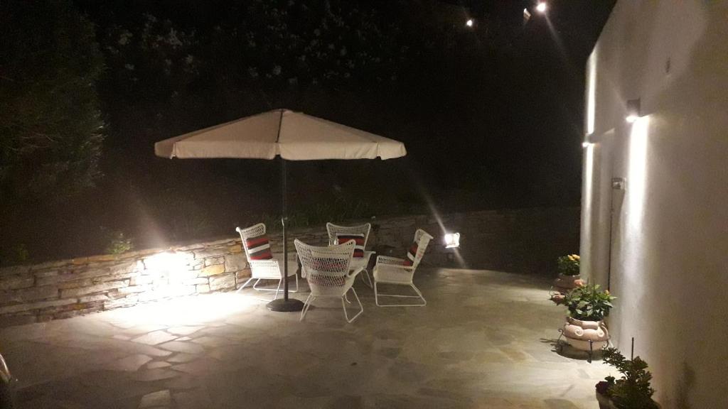 Patio alebo iná vonkajšia časť ubytovania Pelagini