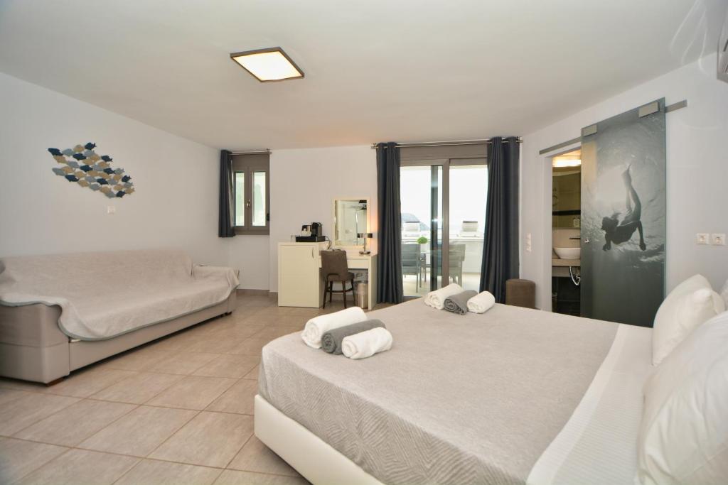 Postel nebo postele na pokoji v ubytování Dardiza Boutique Hotel