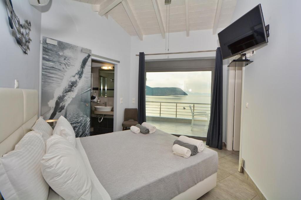 Postel nebo postele na pokoji v ubytování Dardiza Boutique Hotel