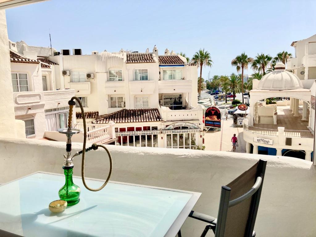 Balkón nebo terasa v ubytování Apartamento en Puerto Marina