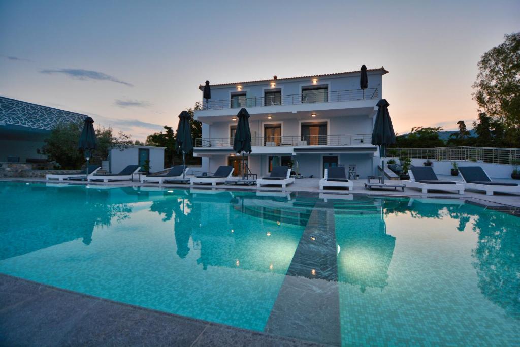 Bazén v ubytování Dardiza Boutique Hotel nebo v jeho okolí