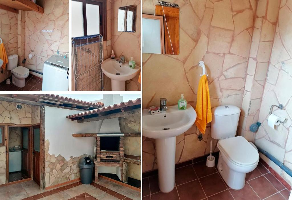 Koupelna v ubytování CASA CON PISCINA EN TENERIFE - VISTA MAR Y EL TEIDE