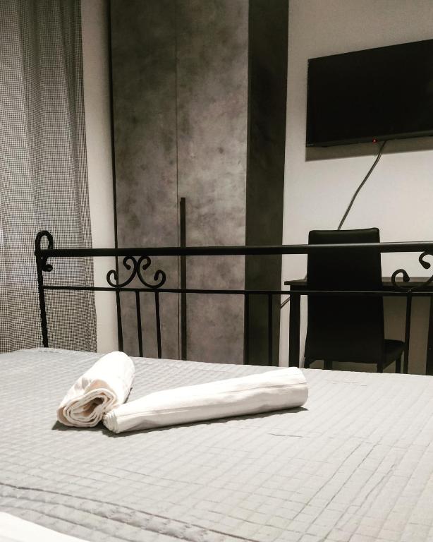 Postel nebo postele na pokoji v ubytování B&B FRONTEMARE San Salvo Marina CH