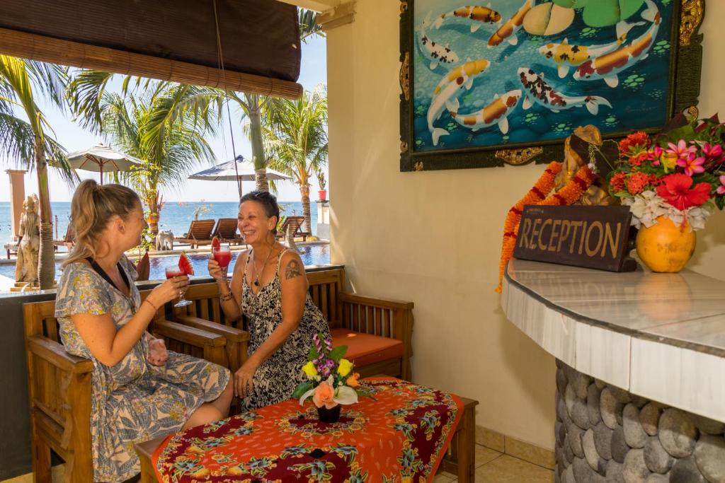 Huéspedes de Amed Beach Resort