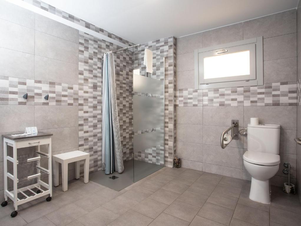 Koupelna v ubytování Hotel Querol