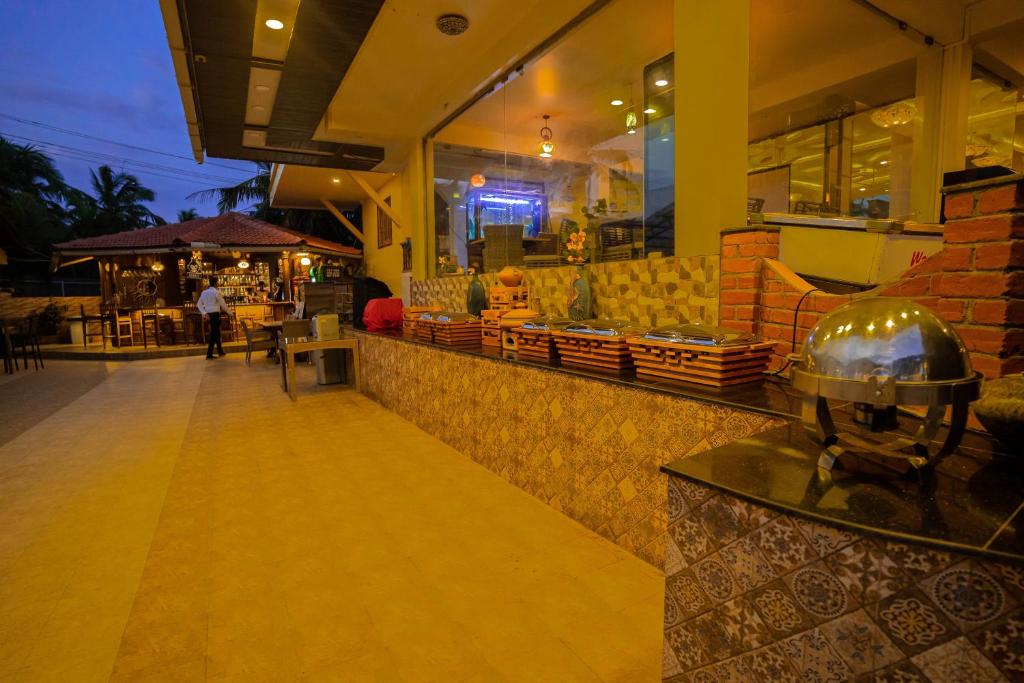 Restaurace v ubytování Alcove Resort Vagator