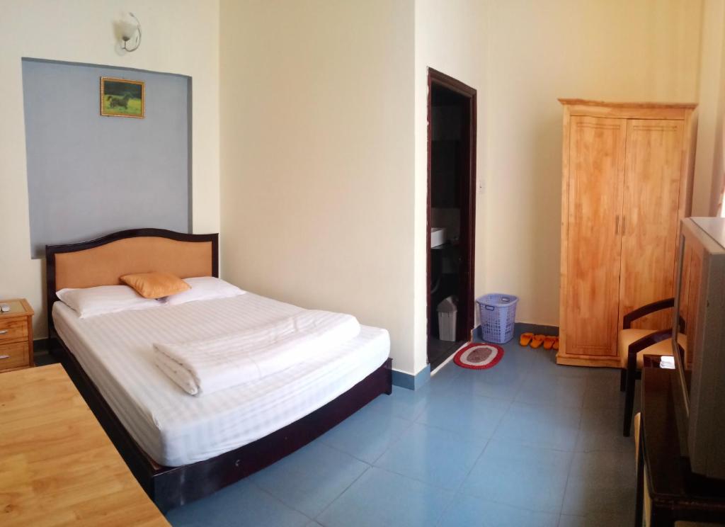 Lova arba lovos apgyvendinimo įstaigoje Cat Phu Hotel
