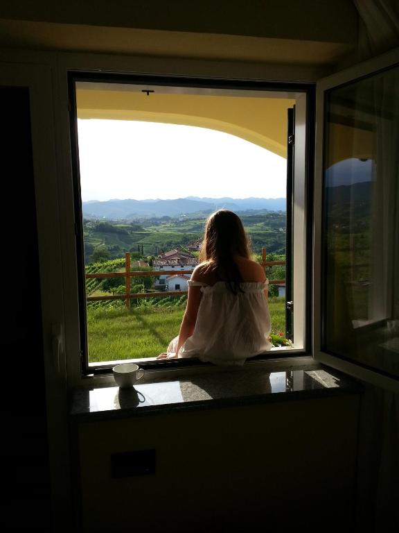 Nespecifikovaný výhled na hory nebo výhled na hory při pohledu z bed and breakfast