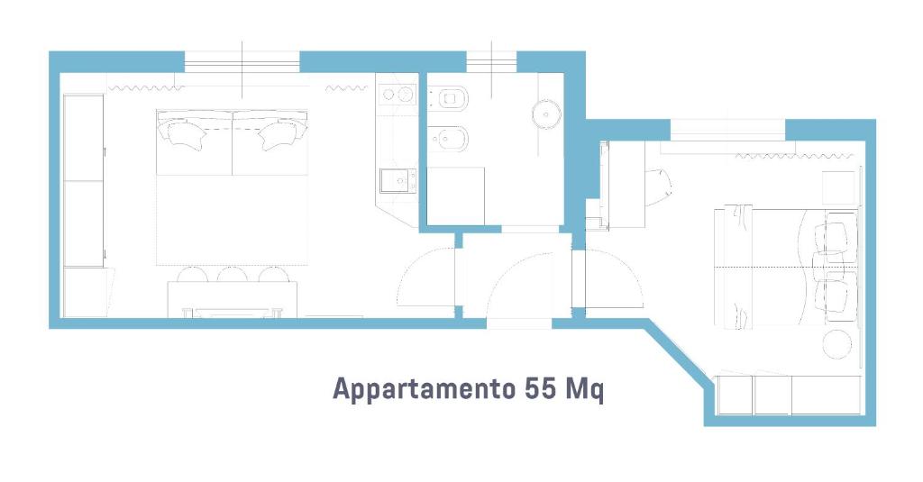Půdorys ubytování Astoria Suite Hotel