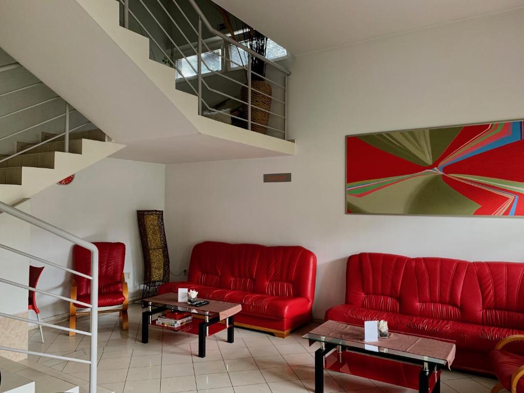 Posezení v ubytování Hotel Orlan