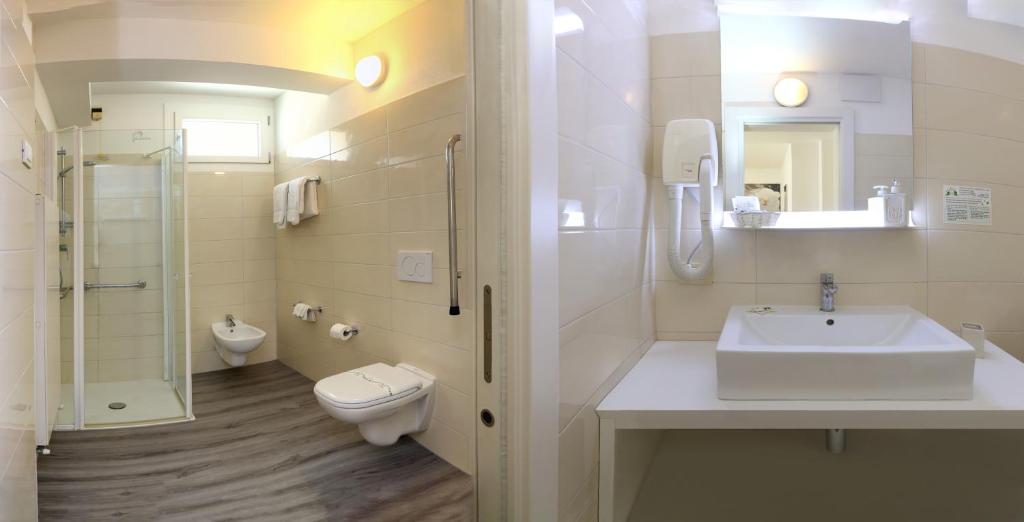 Koupelna v ubytování Hotel Orchidea