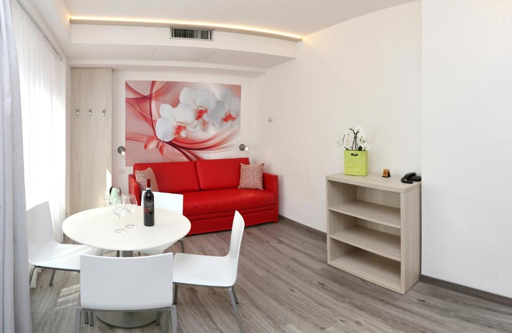 Posezení v ubytování Hotel Orchidea