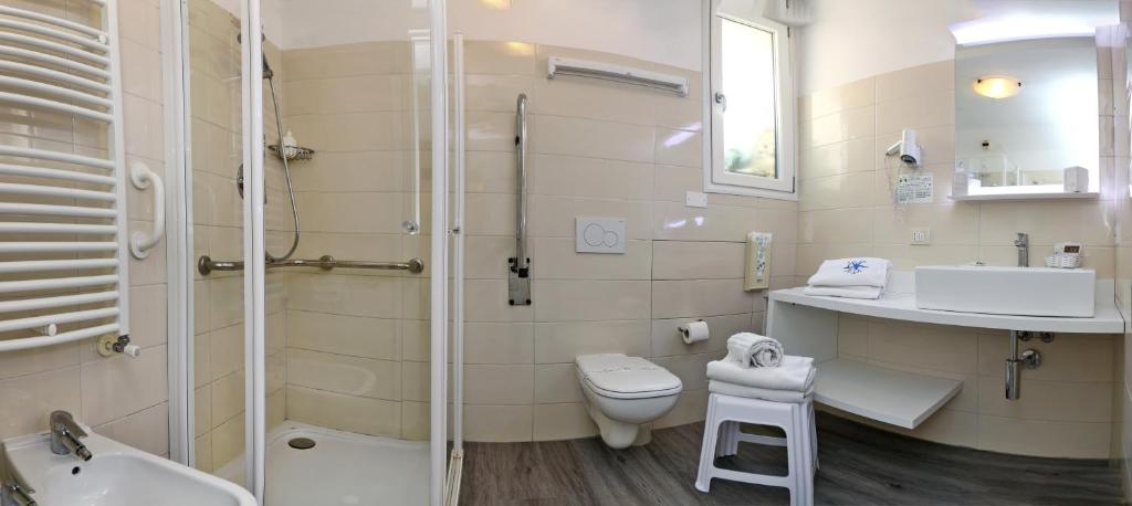 Koupelna v ubytování Hotel Orchidea