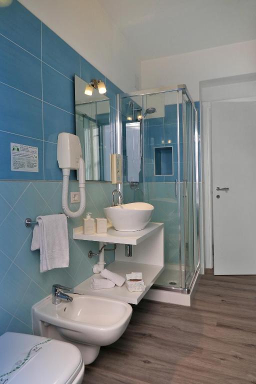 Koupelna v ubytování Hotel Orchidea
