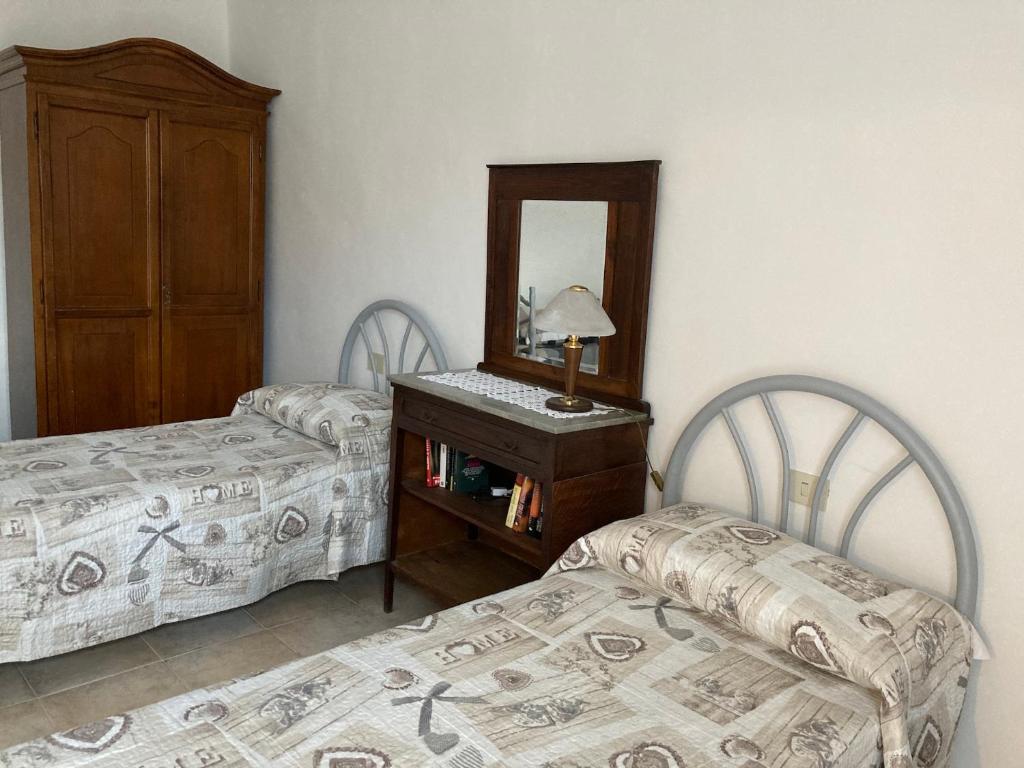 Postel nebo postele na pokoji v ubytování B&brown