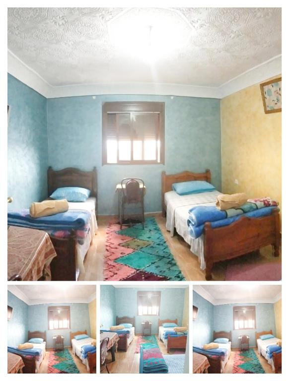 Cama o camas de una habitación en Hôtel Marrakech