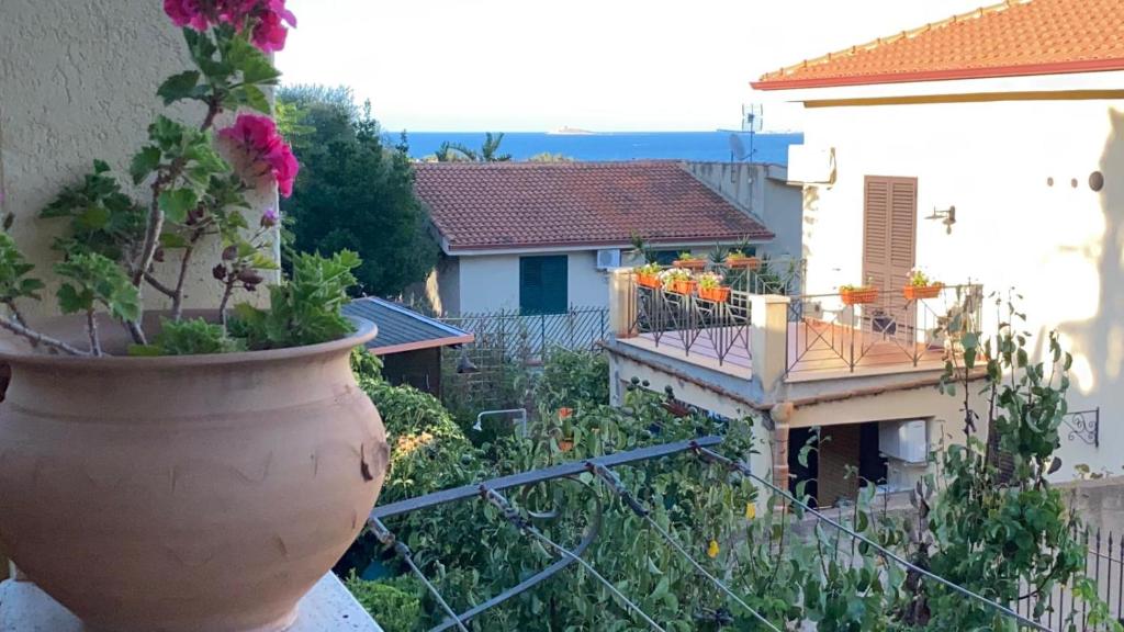 Balkón nebo terasa v ubytování A casa di Eugenio