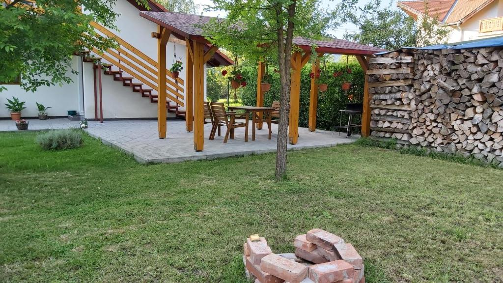 Zahrada ubytování Casa Toth