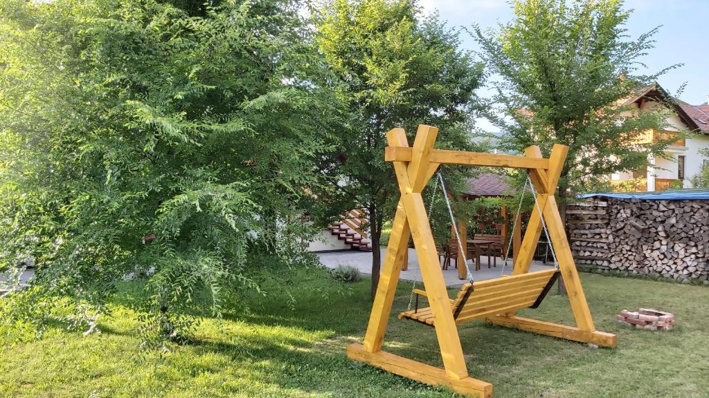 Zahrada ubytování Casa Toth