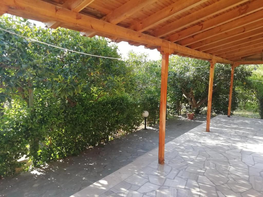 Zahrada ubytování Kastraki Villas