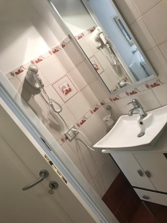 Koupelna v ubytování B&B Timpe Bianche