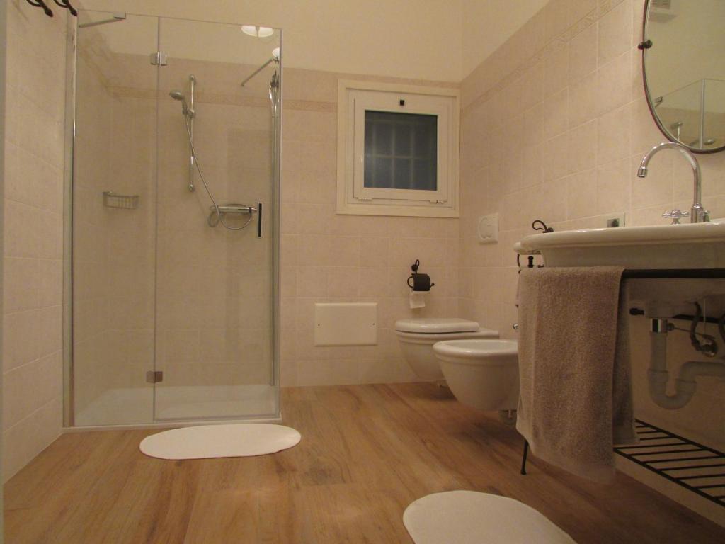 Koupelna v ubytování B&B Nadine