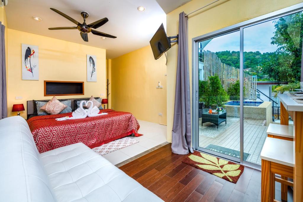 Postel nebo postele na pokoji v ubytování Dreambeach 2-villas