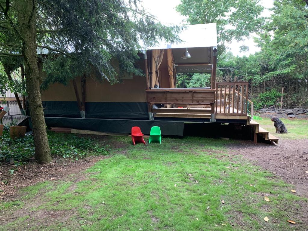 Zahrada ubytování Glamping Wolfskuilen