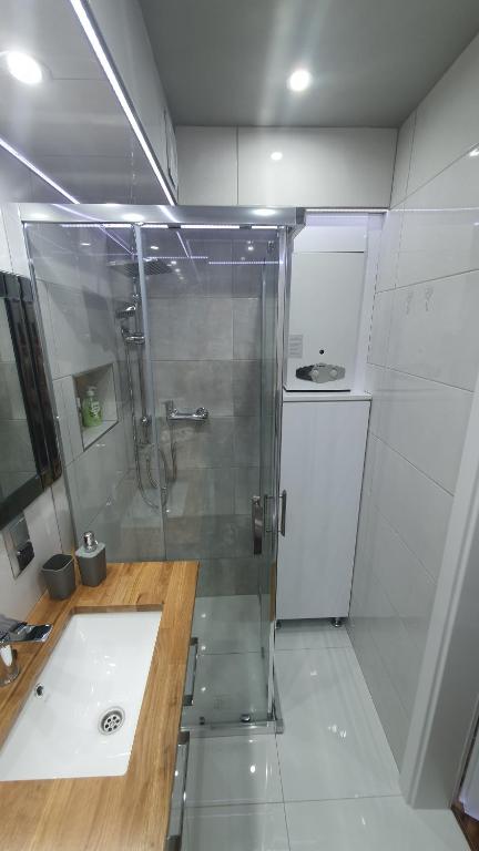 Łazienka w obiekcie Apartament Park Saski