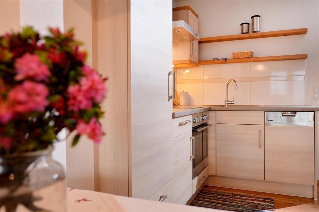 Kuchyňa alebo kuchynka v ubytovaní Apartement Vorderlaiming