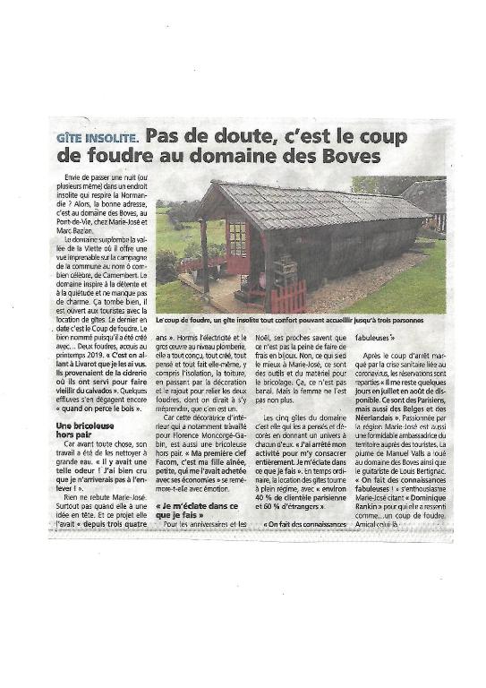 Fotografie z fotogalerie ubytování Gîte insolite "Le Coup de Foudre" Sa Vue Panoramique v destinaci Vimoutiers