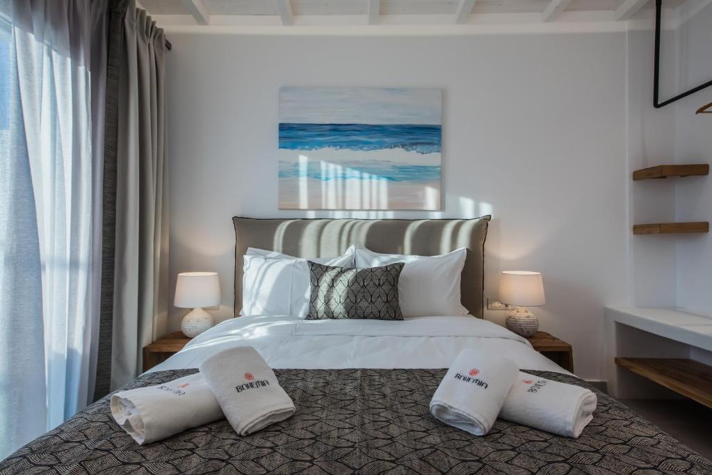 Postel nebo postele na pokoji v ubytování Bohemia Luxury Living