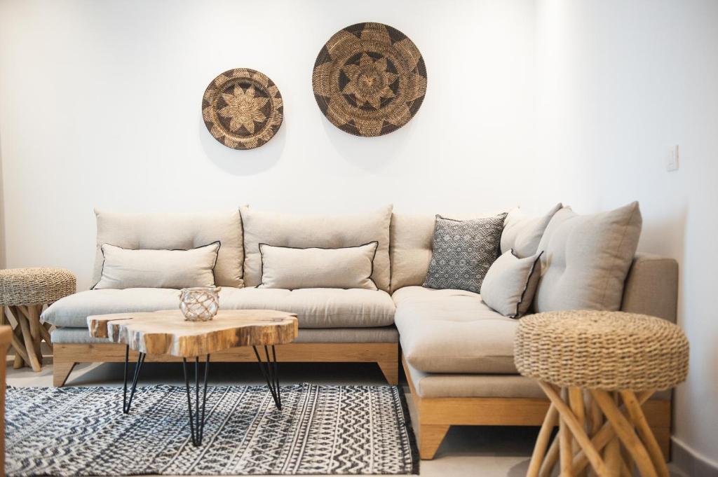 Posezení v ubytování Bohemia Luxury Living