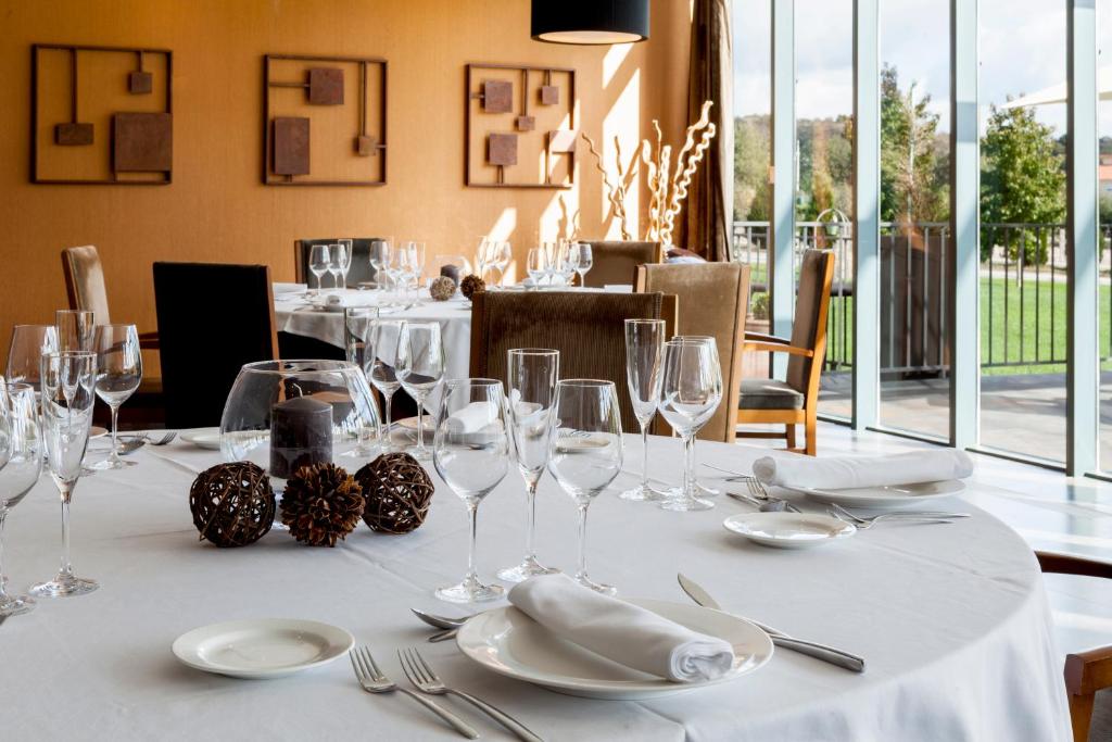 Posezení v ubytování Oca Vila de Allariz Hotel Balneario
