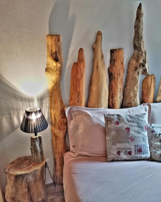 Postel nebo postele na pokoji v ubytování B&B Le Ciaf