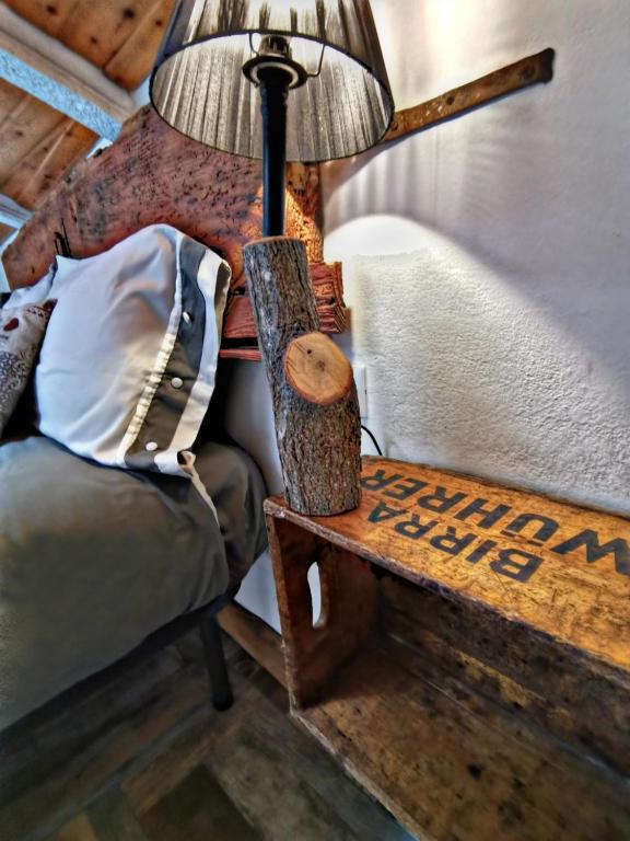 Posezení v ubytování B&B Le Ciaf