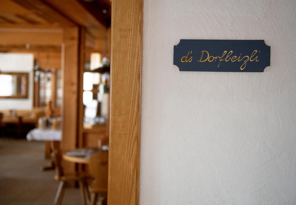 Certifikát, hodnocení, plakát nebo jiný dokument vystavený v ubytování Hotel Sonne Interlaken-Matten