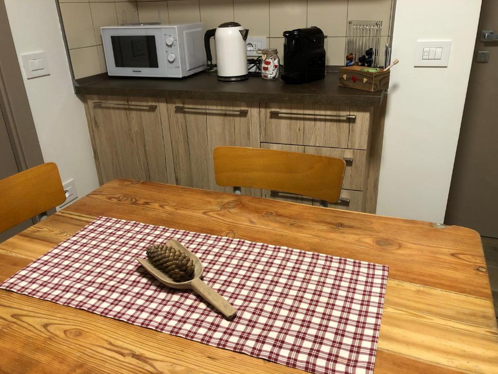 Kuchyňa alebo kuchynka v ubytovaní B and B nonna Rosa vista Lagorai