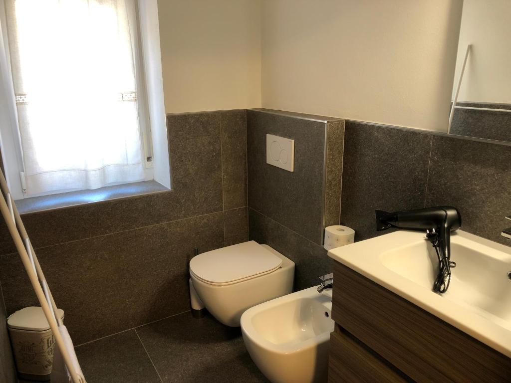 Kúpeľňa v ubytovaní B and B nonna Rosa vista Lagorai