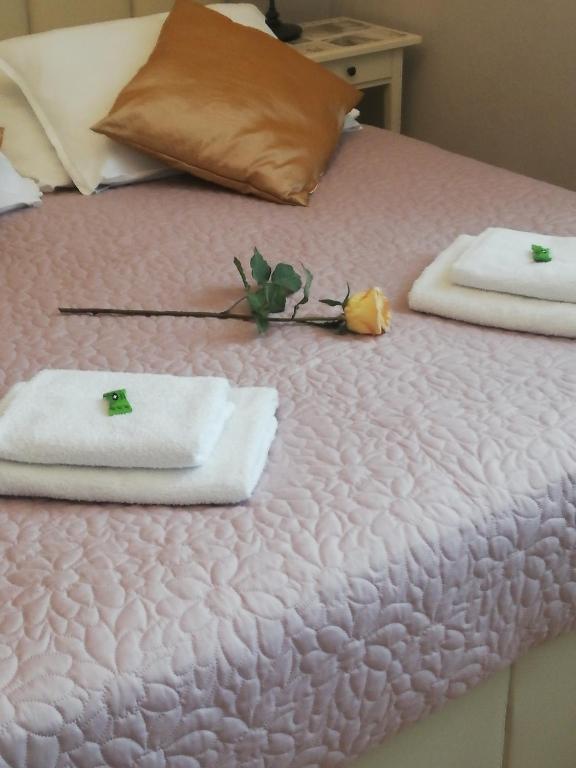Postel nebo postele na pokoji v ubytování Apartment Karolina