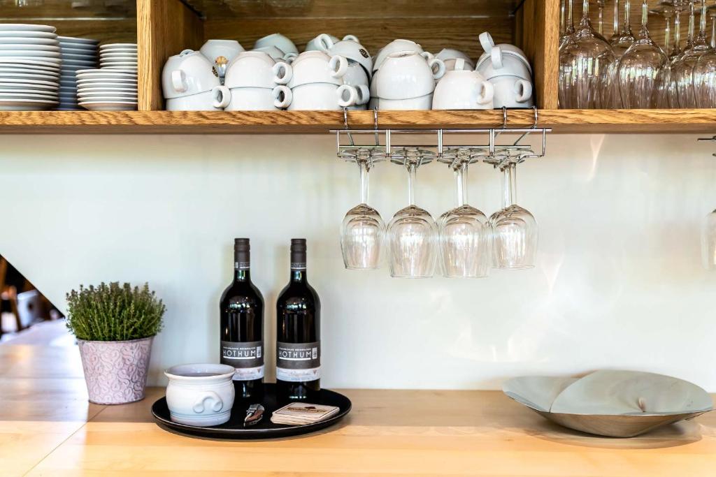 Nápoje v ubytování SEINZ Wisdom Resort - Bio-Hotel vegan-vegetarisch