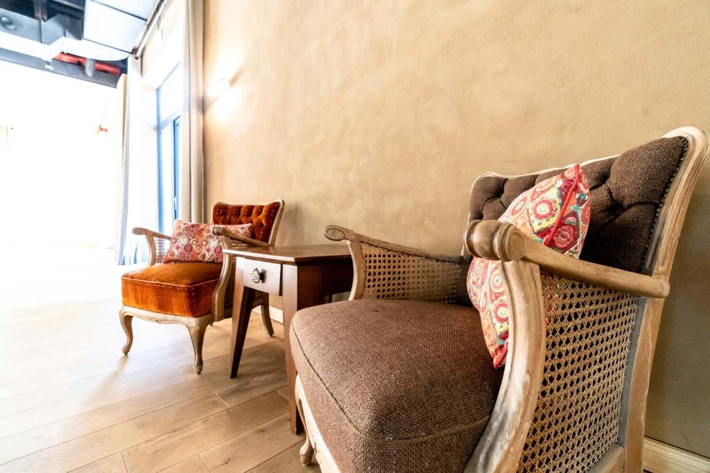 Posezení v ubytování SEINZ Wisdom Resort - Bio-Hotel vegan-vegetarisch